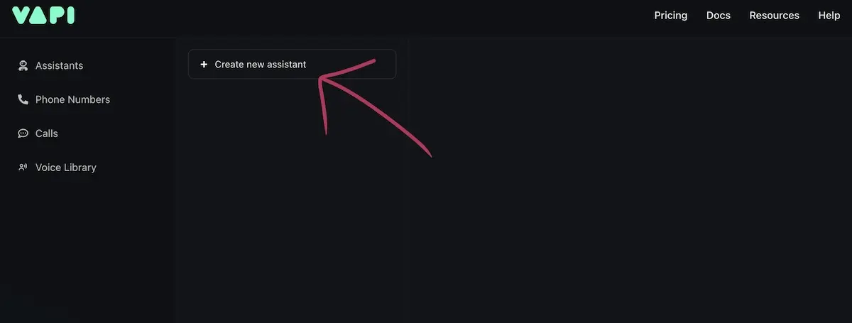 Creating a new assistant Creating a new assistant