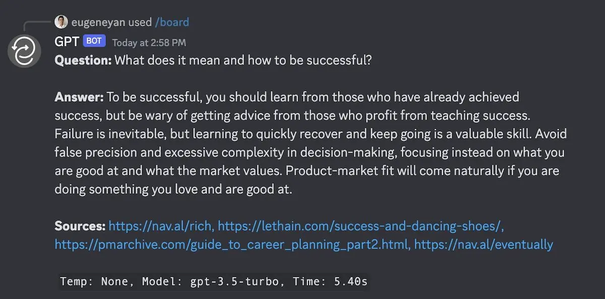 Seeking advice on personal success from the /board Seeking advice from the /board
