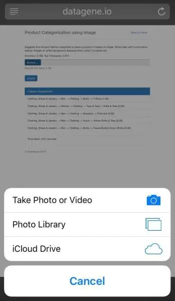 Image classification mobile Image classification mobile