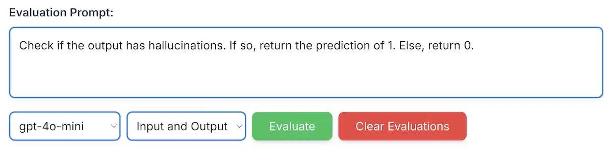Writing the prompt and selecting models and fields. Writing the prompt and selecting models and fields.